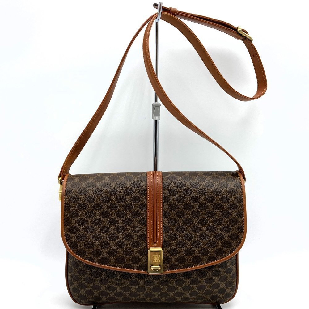 Celine Pattern Brown Bag Macadam - image 1
